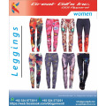 Leggings de gimnasia para mujer / medias de moda por sublimación